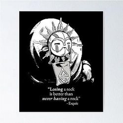 Esquie Clair Obscur Expedition Quotes Fan Art Poster