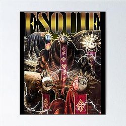 Esquie Expedition Video Game Vintage Style Poster