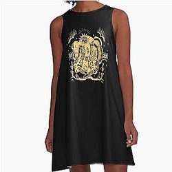 Esque Clair Obscur Expedition 33 A-Line Dress
