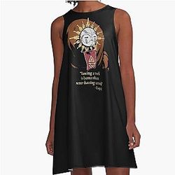 Esquie Clair Obscur Expedition 33 Fan Art A-Line Dress