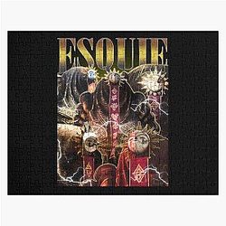 Esquie Expedition Video Game Vintage Style Jigsaw Puzzle