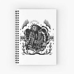 Esquie Clair Obscur Expedition 33 Video Game Spiral Notebook