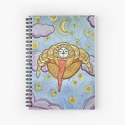 Esquie watercolor Spiral Notebook