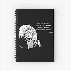 Esquie Clair Obscur Expedition Fan Art Spiral Notebook