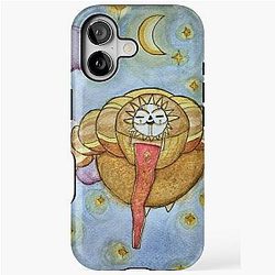 Esqie watercolor Mon Ami iPhone Tough Case