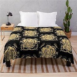Esqui Clair Expedition Throw Blanket 33 Vintage