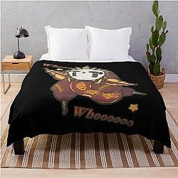 Esquie Whee Funny Expedition 33 Throw Blanket