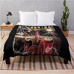 Esquie Expedition Video Game Vintage Style Throw Blanket