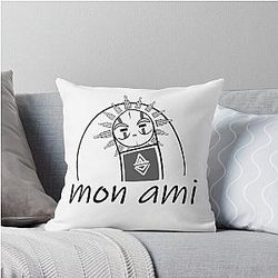 Clair Obscur Expedition Esque Throw Pillow