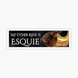 Expedition 33 My Ride Is Esquie Bumper Sticker