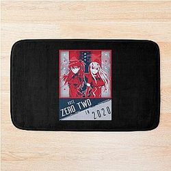 Zero Two Political Darling in the FranXX Crossover - Tshirt Bath Mat