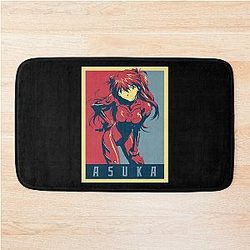 Evangelion - Asuka Anime Tshirt Bath Mat