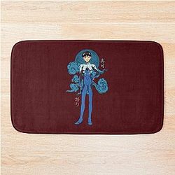 Shinji Ikari Neon Genesis Evangelion Inspired Bath Mat
