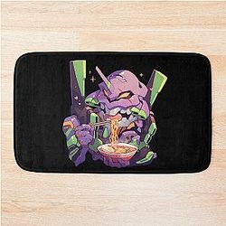 Neon Genesis Evangelion Kawaii Mecha Glow Bath Mat
