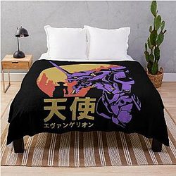 Neon Genesis Evangelion Vintage Throw Blanket