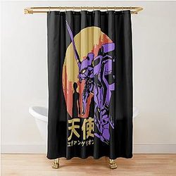 Neon Genesis Evangelion Shower Curtain