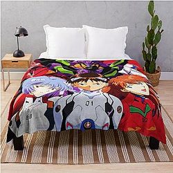 Neon Genesis Evangelion Throw Blanket