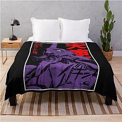 Evangelion robot T-Shirt Throw Blanket