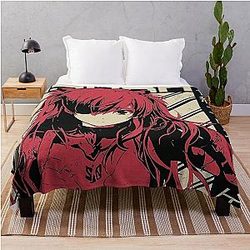Evangelion Asuka Throw Blanket
