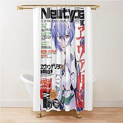 Evangelion Rei Ayanami Magazine Cover Curtain