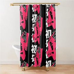 Neon Genesis Evangelion Retro Vintage T-Shirt Shower Curtain