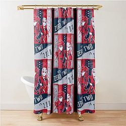 Zero Two Political Evangelion Darling in the Franxx Crossover - T-shirt Curtain