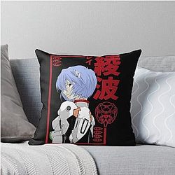 Neon Genesis Evangelion  -  Rei Ayanami  Perfect Gift Throw Pillow