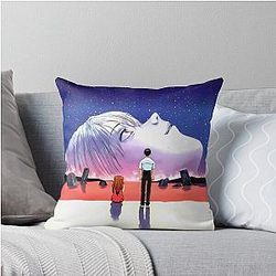 8K The Evangelion Throw Pillow