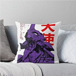 Neon Genesis Evangelion Unit 01 Throw Pillow