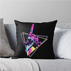 Neon Genesis Evangelion - Eva 01 Throw Pillow
