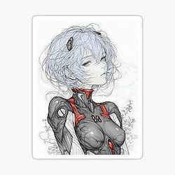 Rei Ayanami - Evangelion 13 Sticker