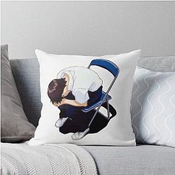 Neon Genesis Evangelion Shinji Crying Throw Pillow