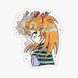 Little Asuka - Evangelion Sticker