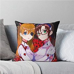 Makinami Mari Illustrious Neon Genesis Evangelion Throw Pillow