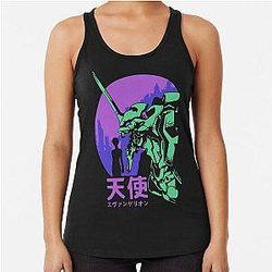 Neon Genesis Evangelion Vintage Racerback Tank Top
