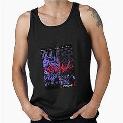 Neon Genesis Evangelion Cool Anime Design Tank Top
