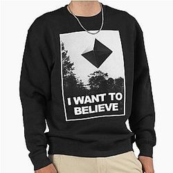 Ramiel I Want to Believe Neon Evangelion Pullover Sweatshirt