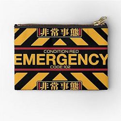 Neon Genesis Evangelion Emergency Eva Interface Zipper Pouch