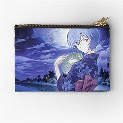 Rei Ayanami - Kimono - Neon Genesis Evangelion Zipper Pouch