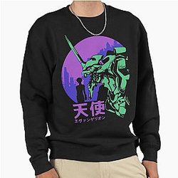 Neon Genesis Evangelion Vintage Pullover Sweatshirt