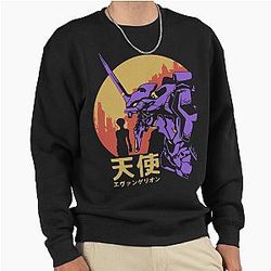 Neon Genesis Evangelion Vintage Pullover Sweatshirt