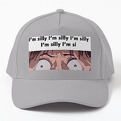 Silly Evangelion Shinji Meme Baseball Cap