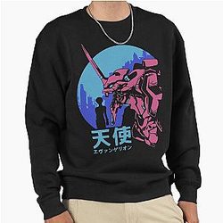 Neon Genesis Evangelion Retro Pullover Sweatshirt