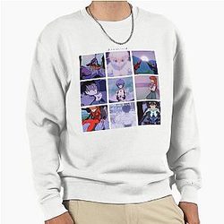 Neon Genesis Evangelion Vaporwave Pullover Sweatshirt