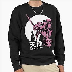 Neon Genesis Evangelion Vintage Pullover Sweatshirt
