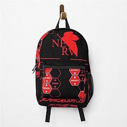 Neon Genesis Evangelion Nerv Error Red Backpack