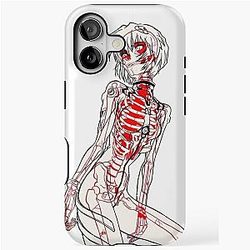 Rei Evangelion X-ray iPhone Case