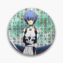 Rei Ayanami Evangelion Pin