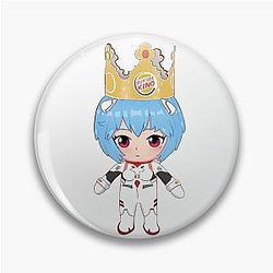 Rei Ayanami Plush - Neon Evangelion Pin