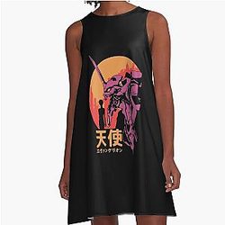 Neon Genesis Evangelion A-Line Dress